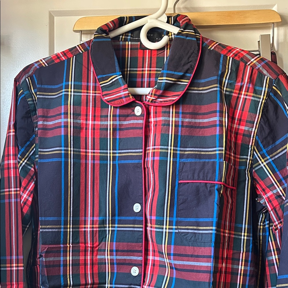 J. Crew Multicolor Plaid Lounge Pants